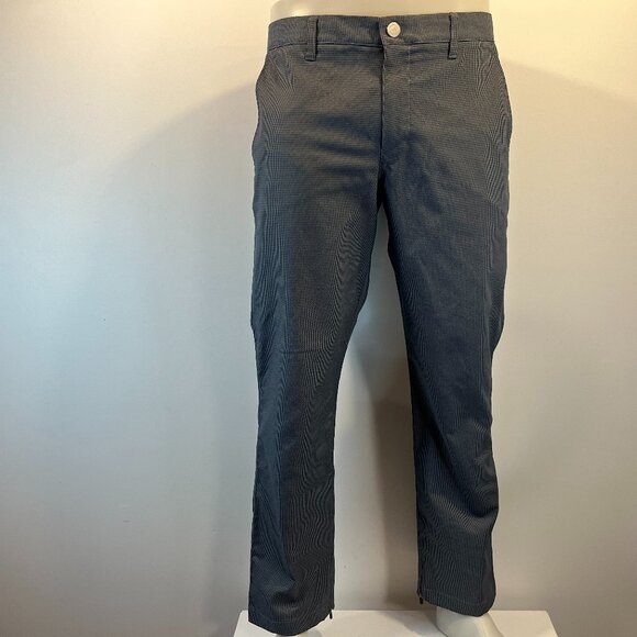 Bonobos Maide Straight Leg Blue Houndstooth Golf Pants - Size 33 x 30 - Picture 2 of 7